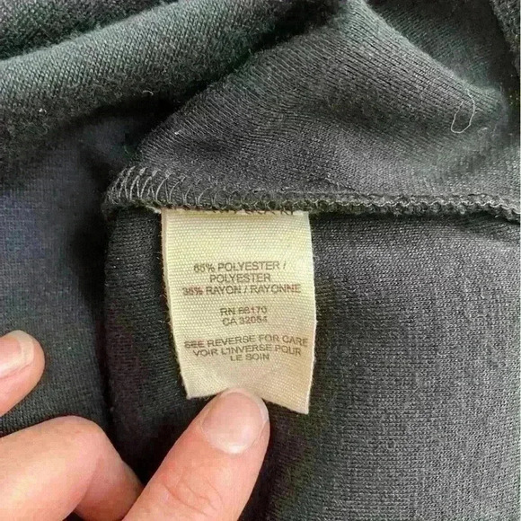 Free People black zip up front mini skirt w/ pockets size S - Picture 6 of 6